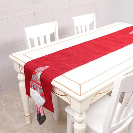 Christmas Santa Elf Table Runner Decoration