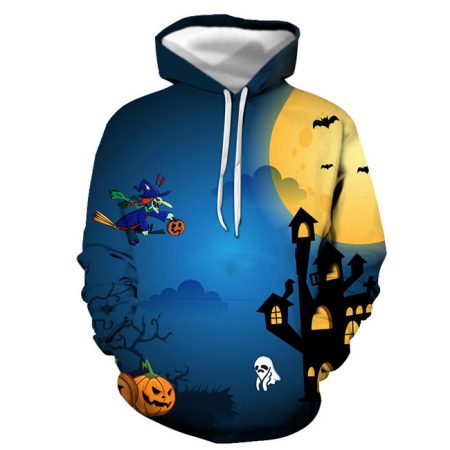 Halloween Witch Long Sleeve Hoodie