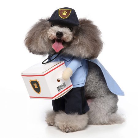 Funny Puppy Dog Postal Worker Costume