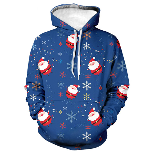 Ugly Christmas Santa Clause Hoodie
