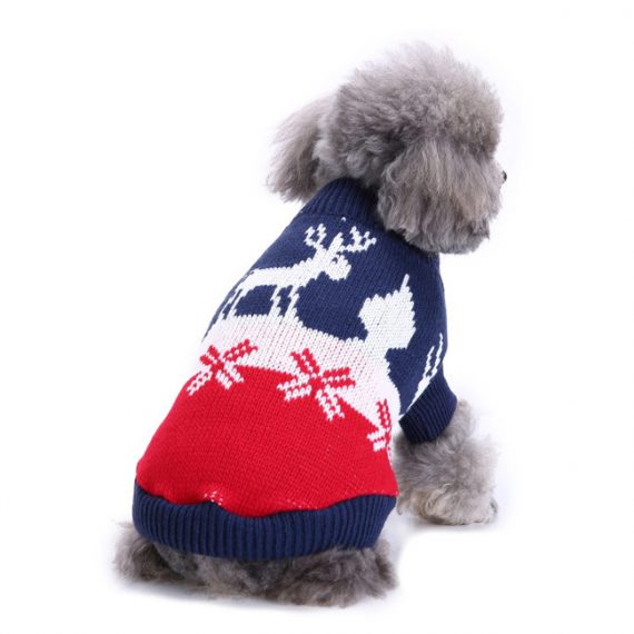 Blue Christmas Cute Dog Costume