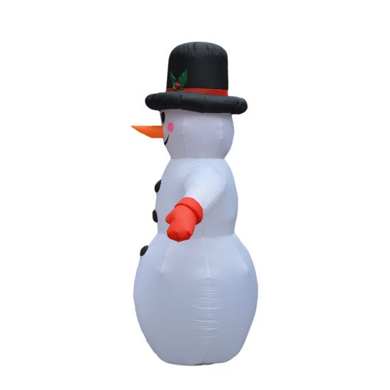 Inflatable Outdoor Christmas Blue Snowman Decoration