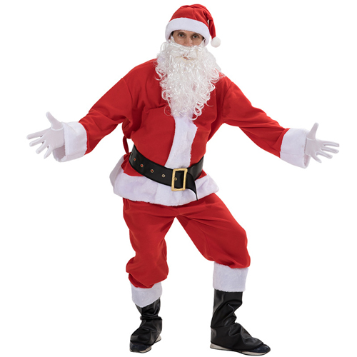 Mens Christmas Santa Clause Costume