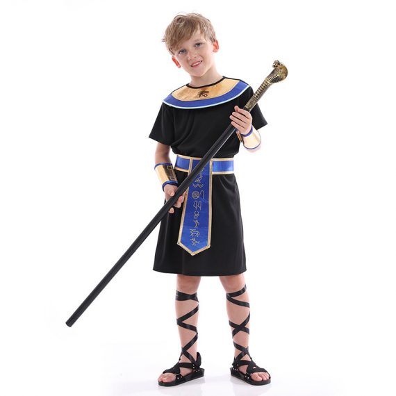 Boys Pharaoh Cosplay Halloween Party Costume
