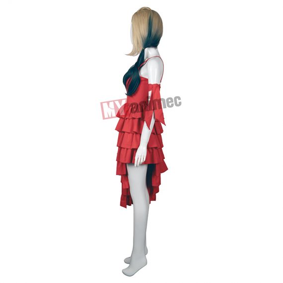 The Suicide Squad Costume 2021 Harley Quinn Red Dress