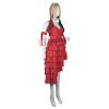 The Suicide Squad Costume 2021 Harley Quinn Red Dress