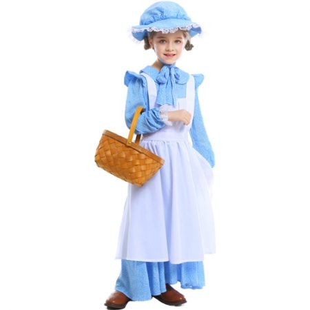 Girls Sweet Maid Costume Dress
