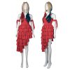 The Suicide Squad Costume 2021 Harley Quinn Red Dress