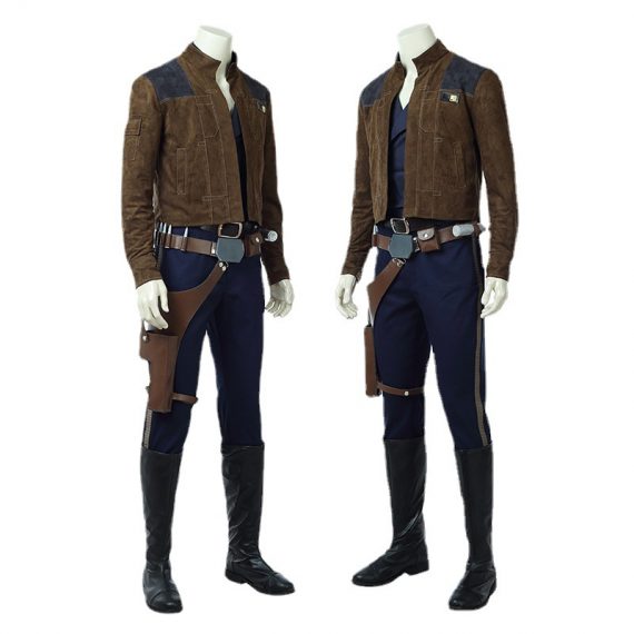 Movie Star Wars Han Solo Costume Cosplay