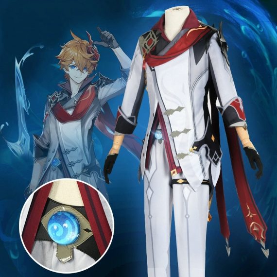 Game Genshin Impact Tartaglia Costume Cosplay