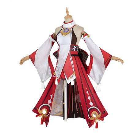 Game Genshin Impact Yae Miko Costume Cosplay