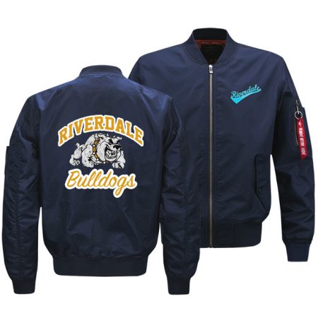 Men’s Riverdale Bulldogs Print Short Jacket