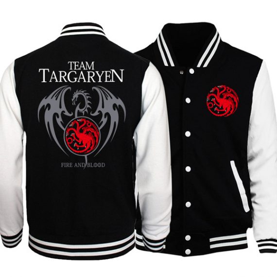 Men’s Game Of Thrones Print Jacket Coat