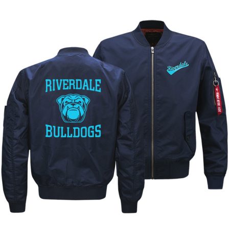Riverdale Bulldogs Print Short Jacket For Adult