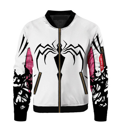 Mens Spider man Long Sleeve Jacket
