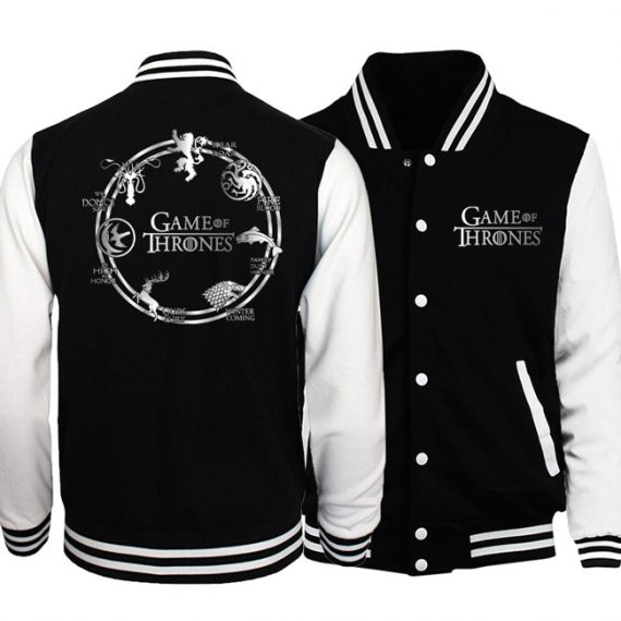 Print Game Of Thrones Jacket Coat For Adult