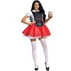 Womens Oktoberfest Short Holiday Costume Dress