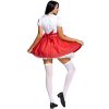 Womens Oktoberfest Short Holiday Costume Dress