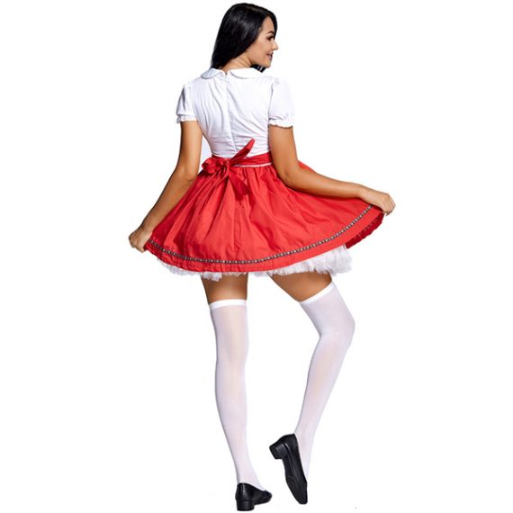 Womens Oktoberfest Short Holiday Costume Dress