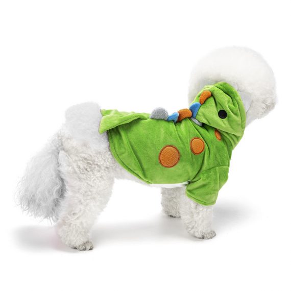 Fun Dog Green Dinosaur Halloween Costume