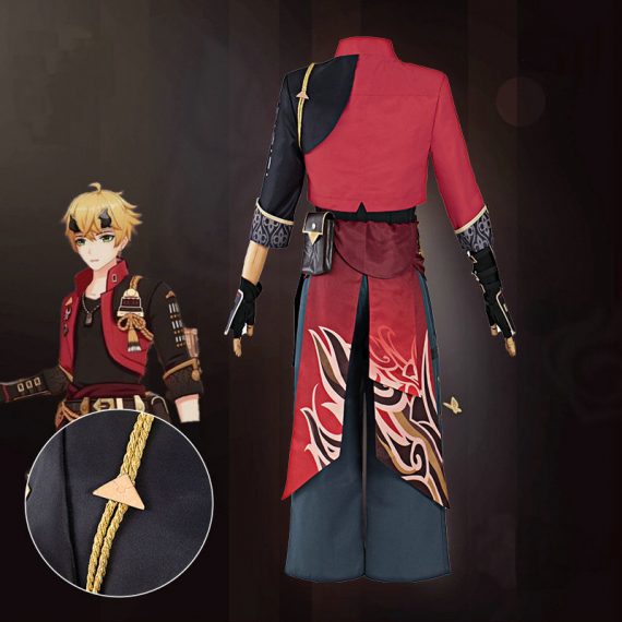 Genshin Impact Tohma Thoma Cosplay Costume main image 1