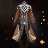 Game Genshin Impact Morax Zhongli Costume Cosplay