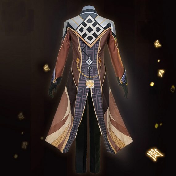 Game Genshin Impact Morax Zhongli Costume Cosplay