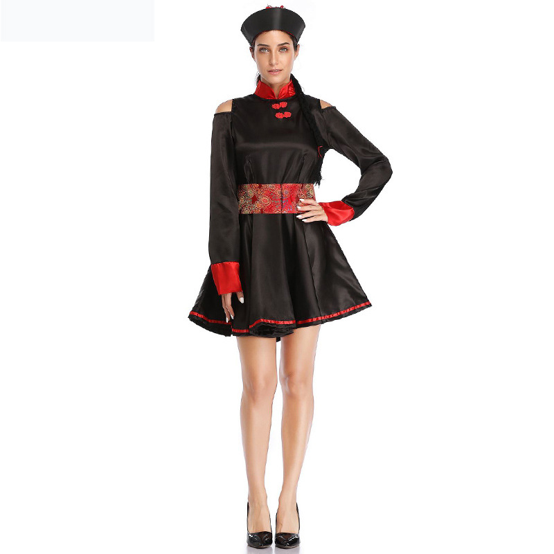 Zombie Malice Costume Adult Blue White Red main image 0