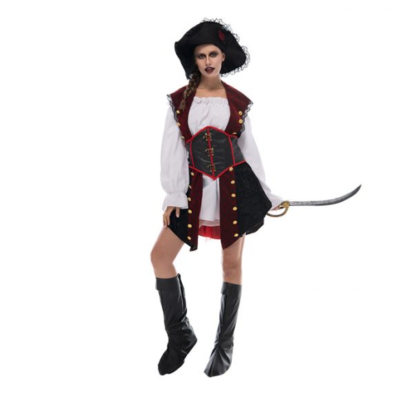 Cool Women’s Pirate Halloween Costume Set