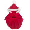 Cute Dog Christmas Elf Costumes Cape