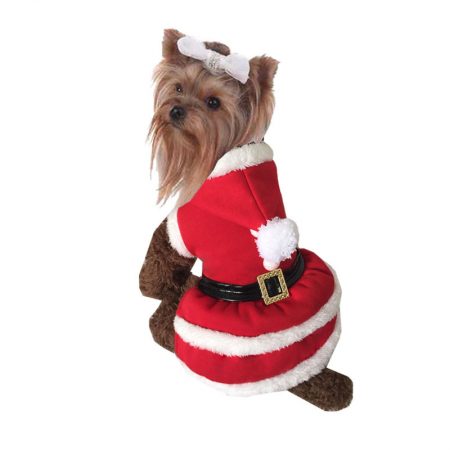 Fun Dog Christmas Santa Clause Costume