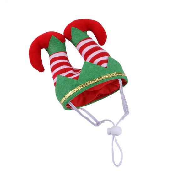 Pet Dog Christmas Elf Costume Hat