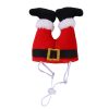 Dog Christmas Santa Costume Hat