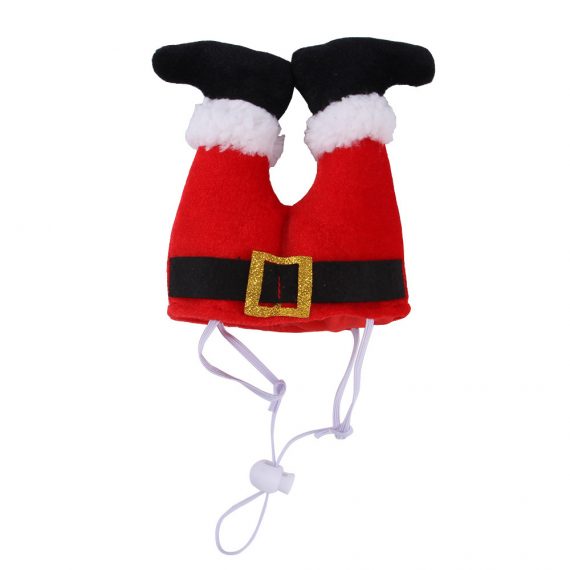 Dog Christmas Santa Costume Hat