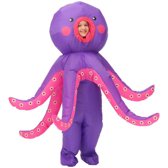 Kids Blow Up Octopus Costume
