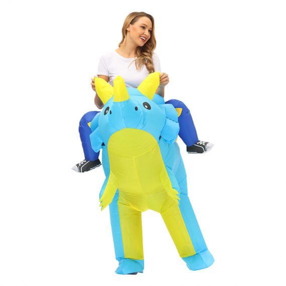 Inflatable Triceratops Costume