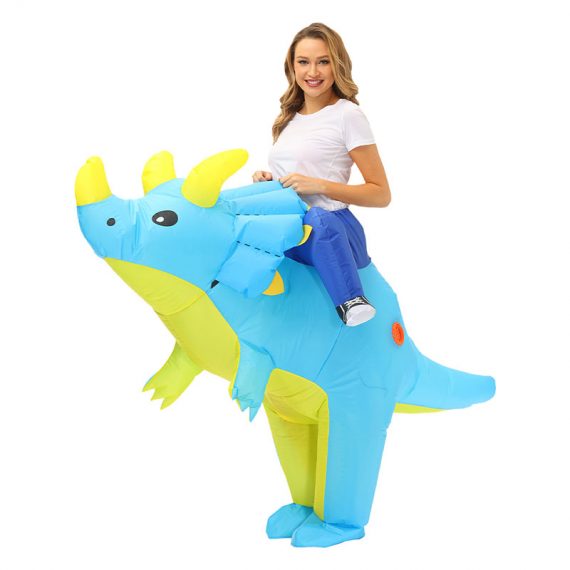 Inflatable Triceratops Costume