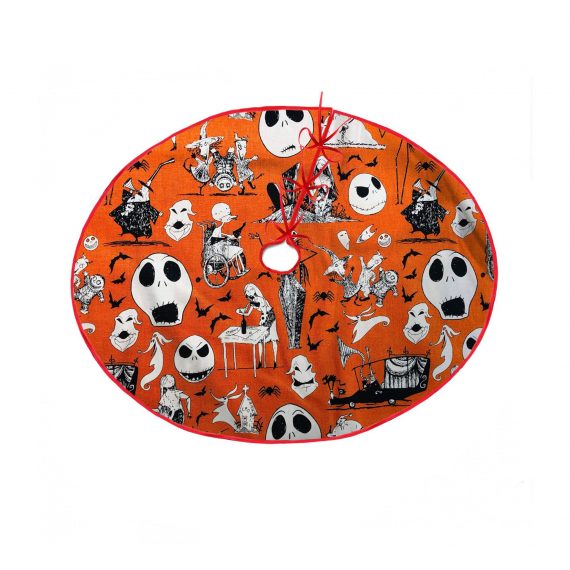 Nightmare Before Christmas Jack Skellington Orange Christmas 30 36 48 Inches Tree Skirt