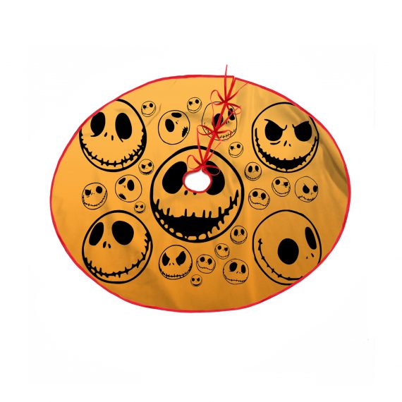 Nightmare Before Christmas Jack Skellington Yellow Christmas 30 36 48 Inches Tree Skirt