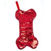 Dog Bones Sequins Family Christmas Stocking