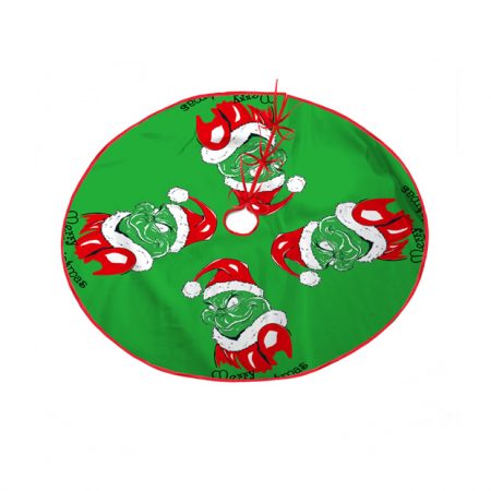 The Grinch Green Print Christmas Tree Skirt