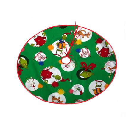 Funny Grinch Christmas Tree Skirt