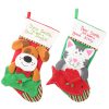 Colorful Dog Christmas Stocking Decorations
