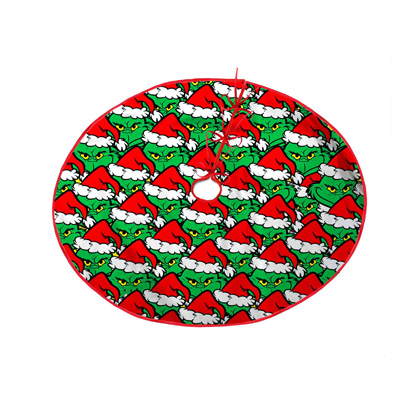 Beautiful Grinch Christmas Tree Skirt