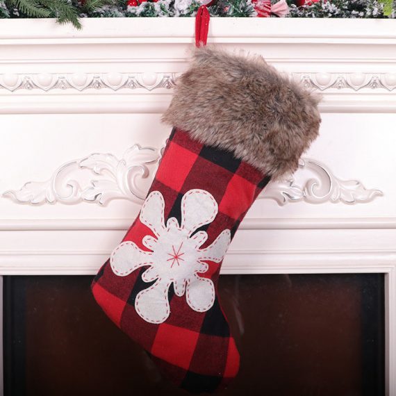 Red And Black Buffalo Plaid Christmas Stockings