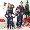 Green And Blue Hooded Family Christmas Pajamas