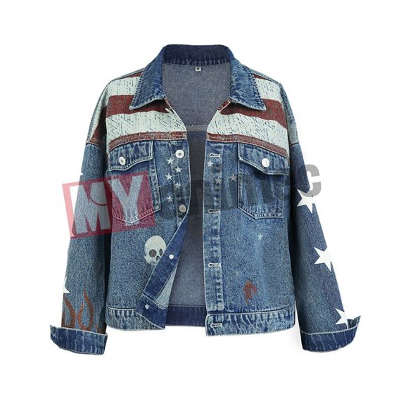 America Chavez Costume Womens Denim Jacket