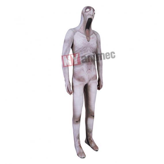 Scp 096 Costume 2022 Halloween Cosplay Jumpsuit