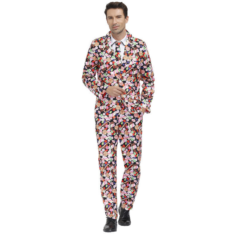 Crazy Music 80s Plus Size Costume Men’s Suit - MYanimec