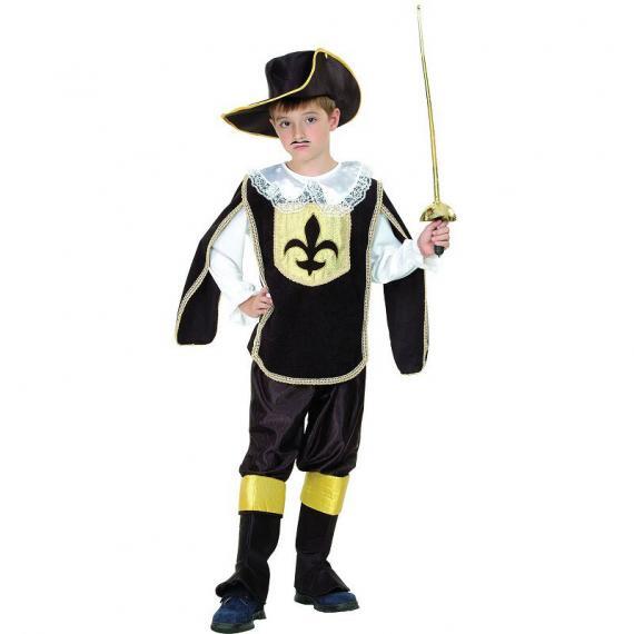 Boys Black Medieval Knight Costume